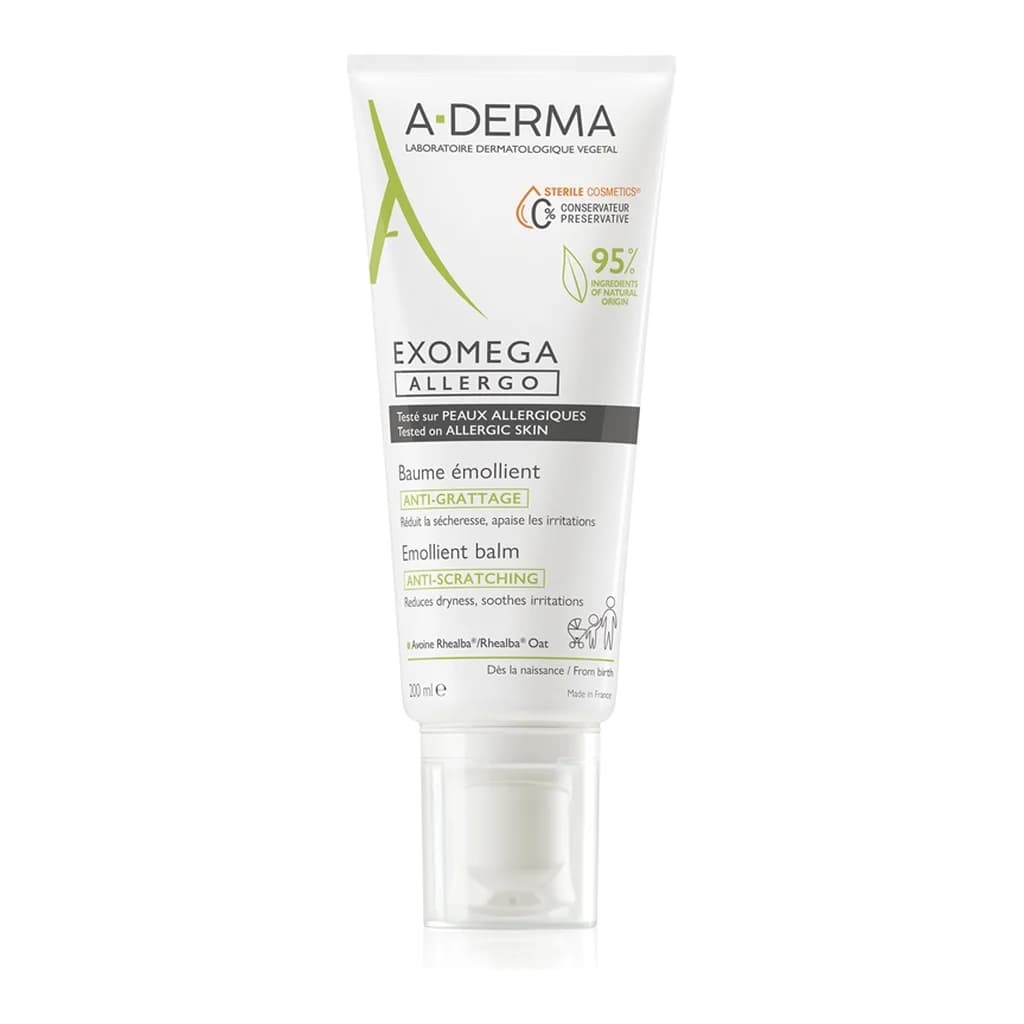 A-Derma Exomega Control Allergo fortifying moisturiser for the protective barrier of sensitive and atopic skin