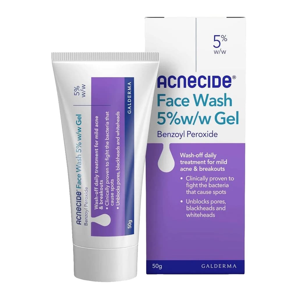 Acnecide Face Wash Spot Treatment with Benzoyl Peroxide