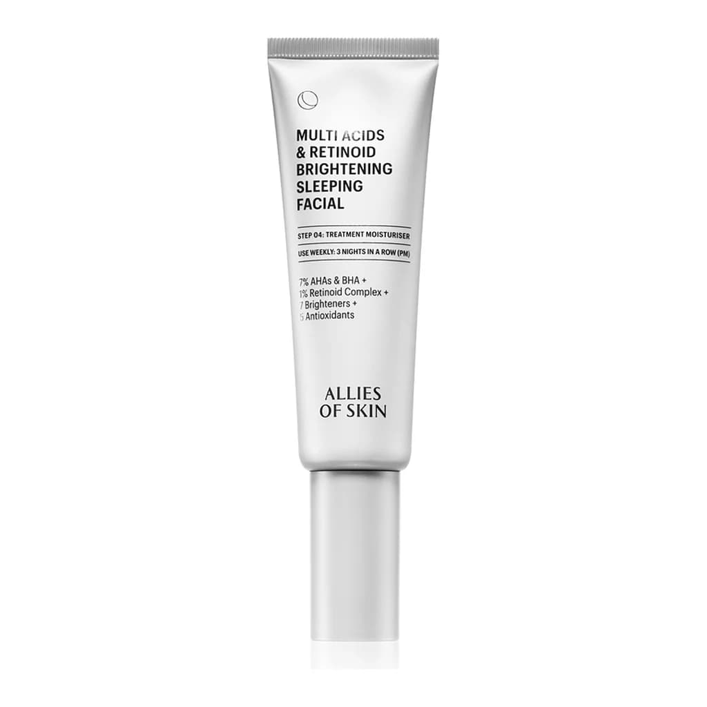 Allies of Skin Multi Acids & Retinoid Brightening Sleeping Facial radiance mask for the face