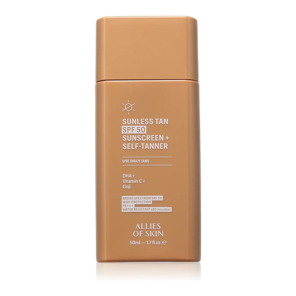 Allies of Skin Sunless Tan Sunscreen + Self-Tanner SPF50
