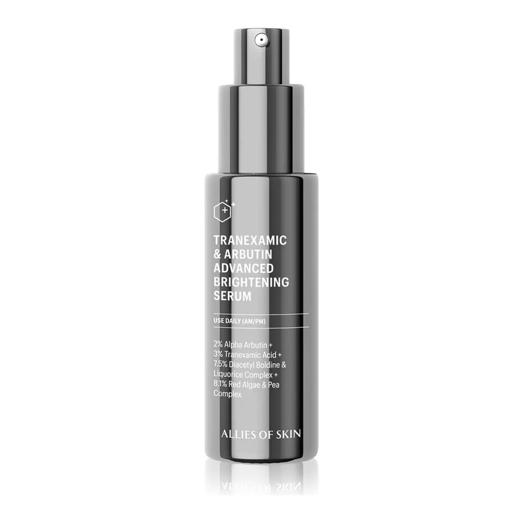 Allies of Skin Tranexamic & Arbutin Advanced brightening serum to treat skin imperfections
