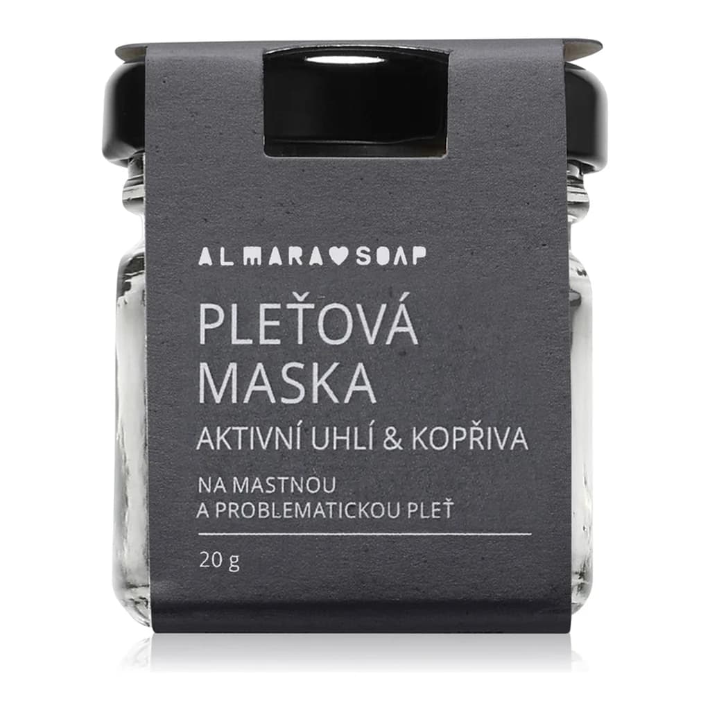 Almara Soap Face Active Charcoal & Nettle