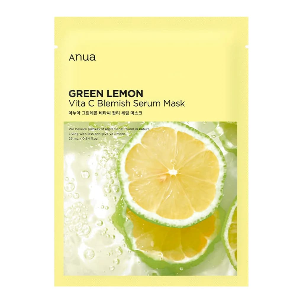 Anua Green Lemon Vita C Blemish Serum Mask