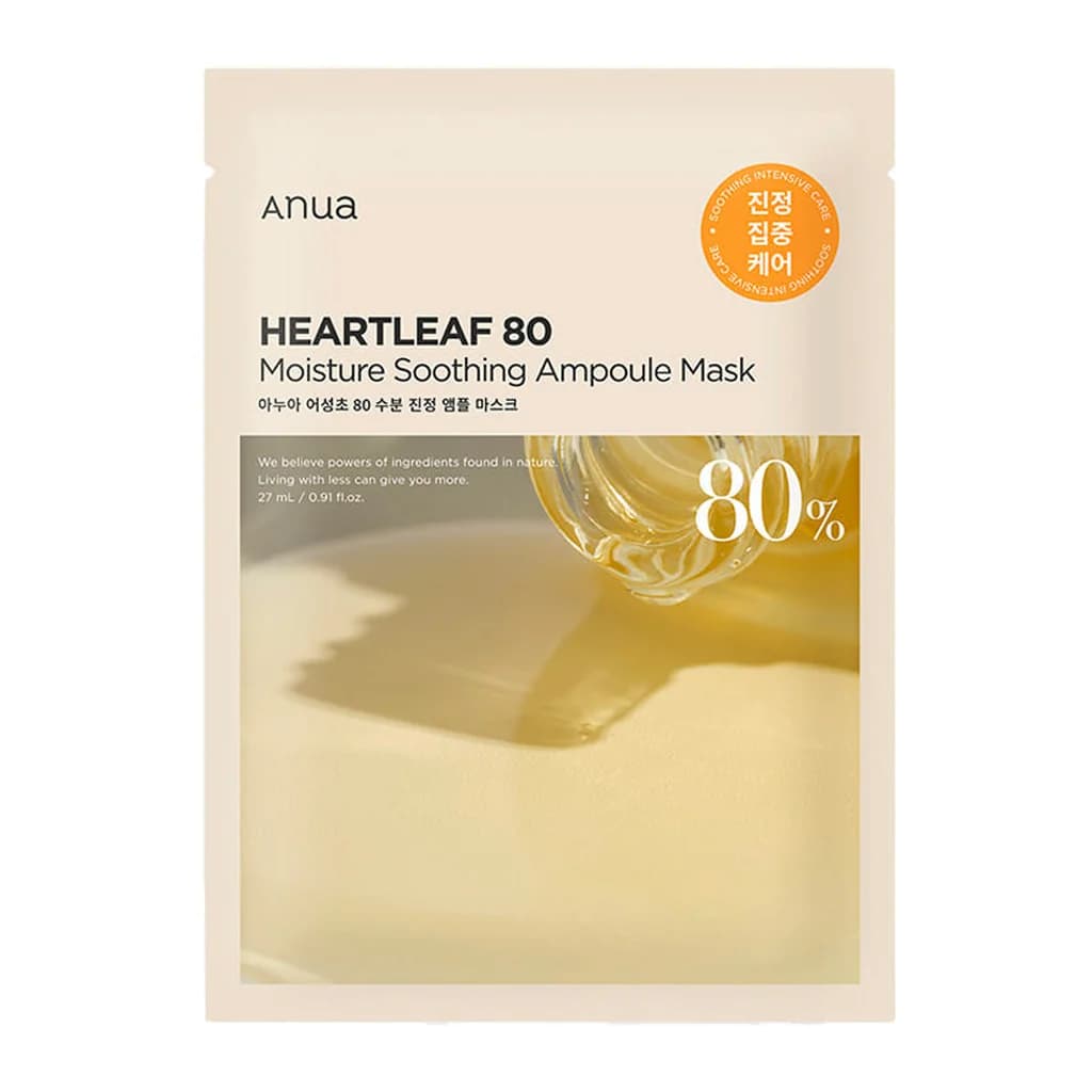 Anua Heartleaf 80 Moisture Soothing Ampoule Mask