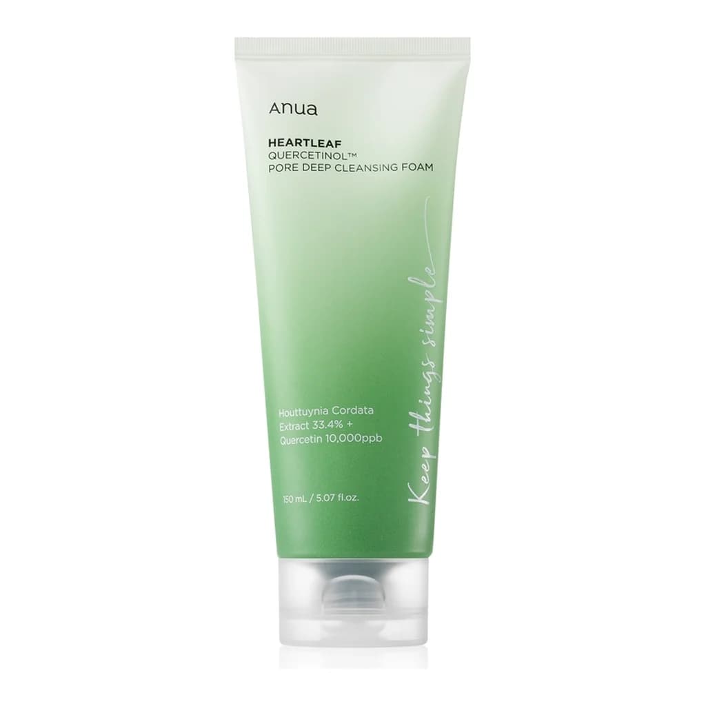 Anua Heartleaf Quercetinol Pore Deep Cleansing Foam deep-cleansing mousse for oily and combination skin