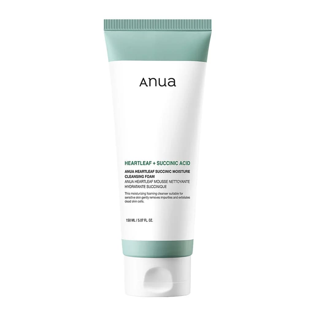 Anua Heartleaf Succinic Moisture Cleansing Foam