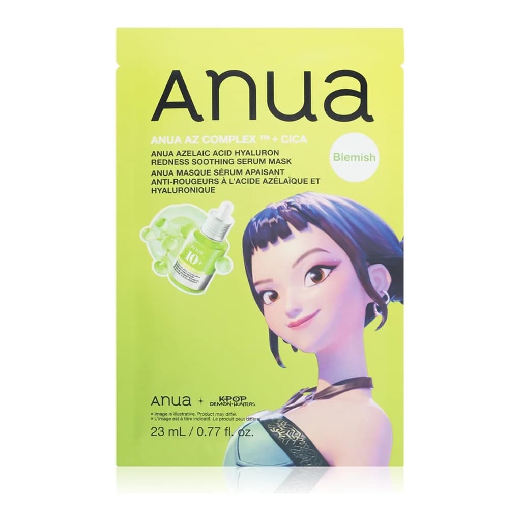 Anua K-Pop Demon Hunters Azelaic Acid Hyaluron Redness Soothing Serum Mask