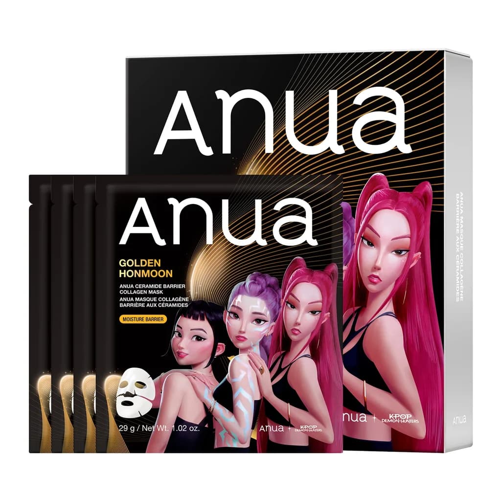 Anua KPop Demon Hunters Ceramide Barrier Collagen Mask (4PC)