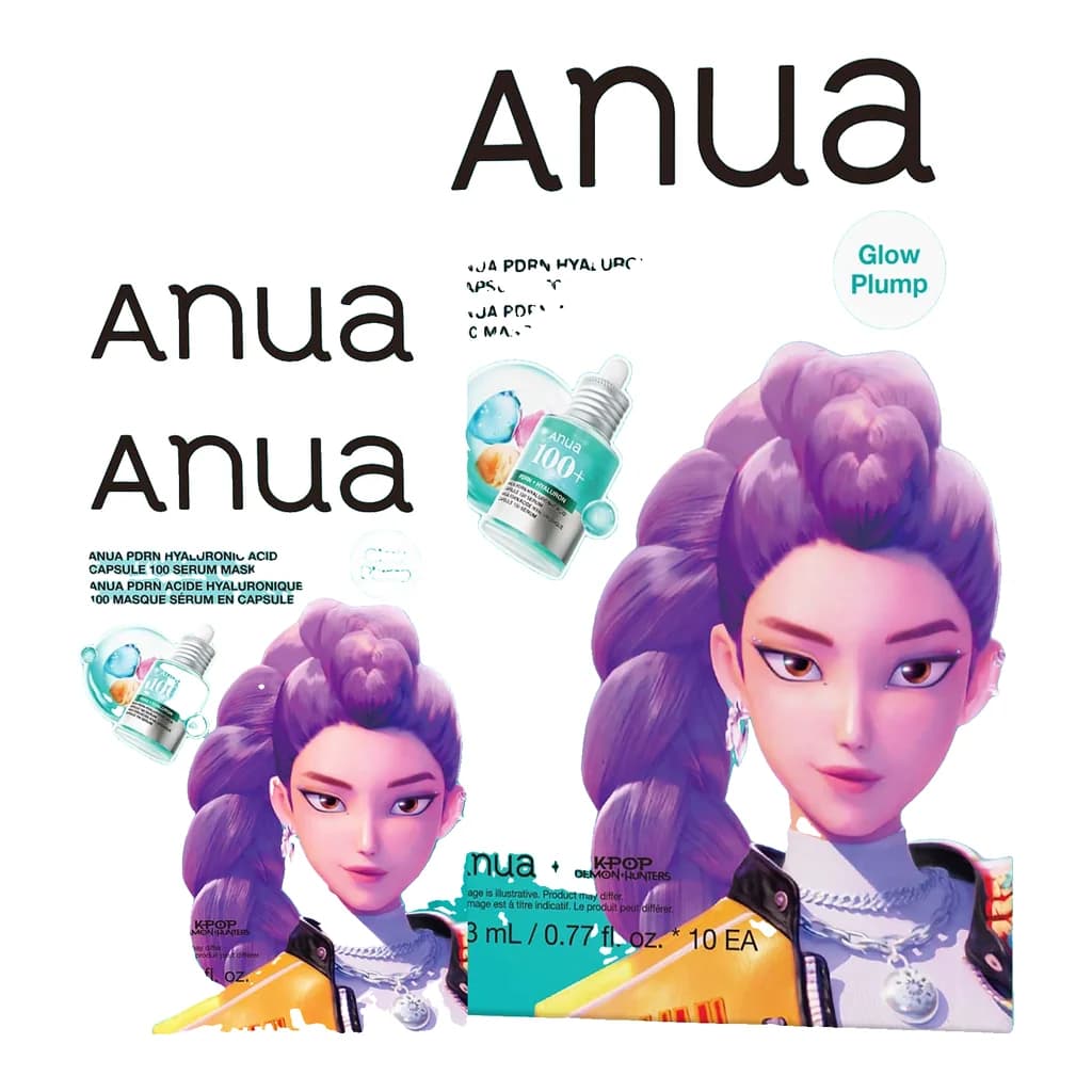 Anua KPop Demon Hunters PDRN Hyaluronic Acid Capsule 100 Serum Mask