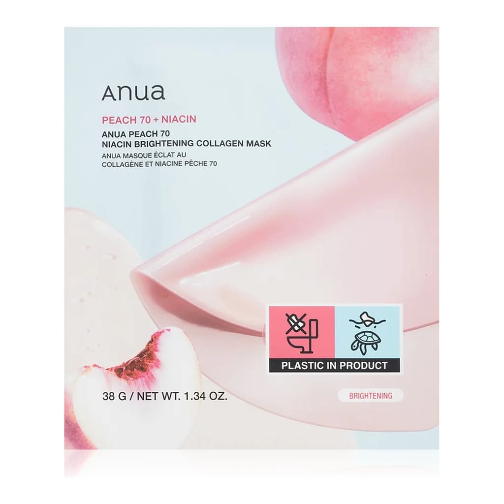 Anua Peach 70% Niacin Brightening Collagen Mask