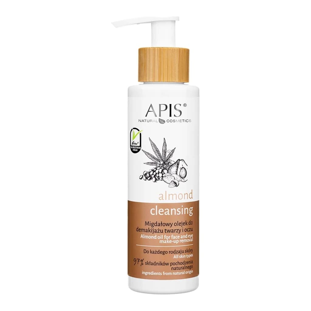 Apis Natural Cosmetics Almond oil cleanser and makeup remover
