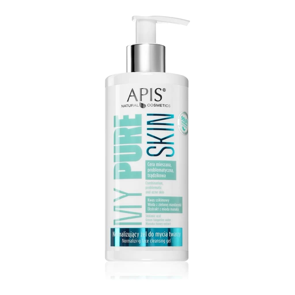 Apis Natural Cosmetics My Pure Skin normalising gel cleanser for the face
