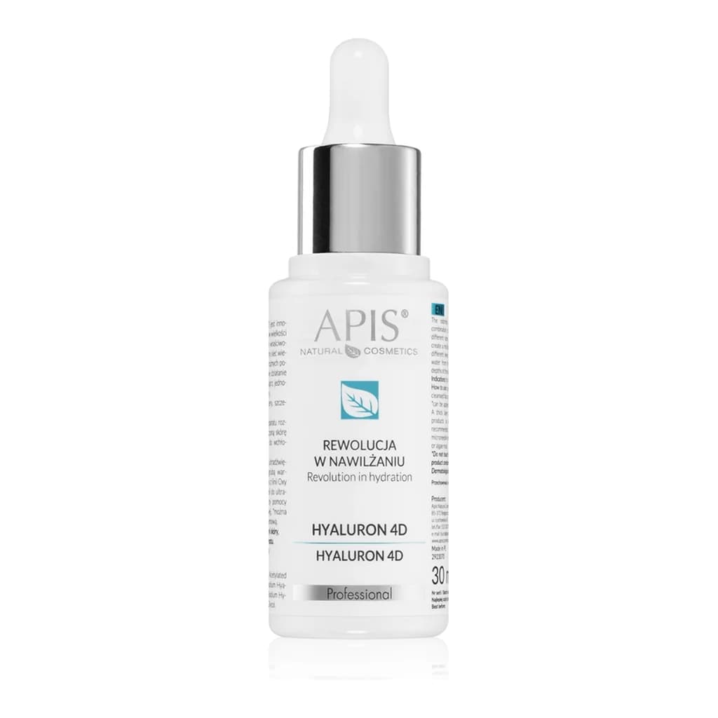 Apis Natural Cosmetics Revolution In Hydration Hyaluron 4D hyaluronic serum for dehydrated dry skin