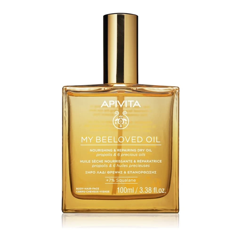 Apivita My Beeloved Oil nourishing dry oil for face, body and hair
