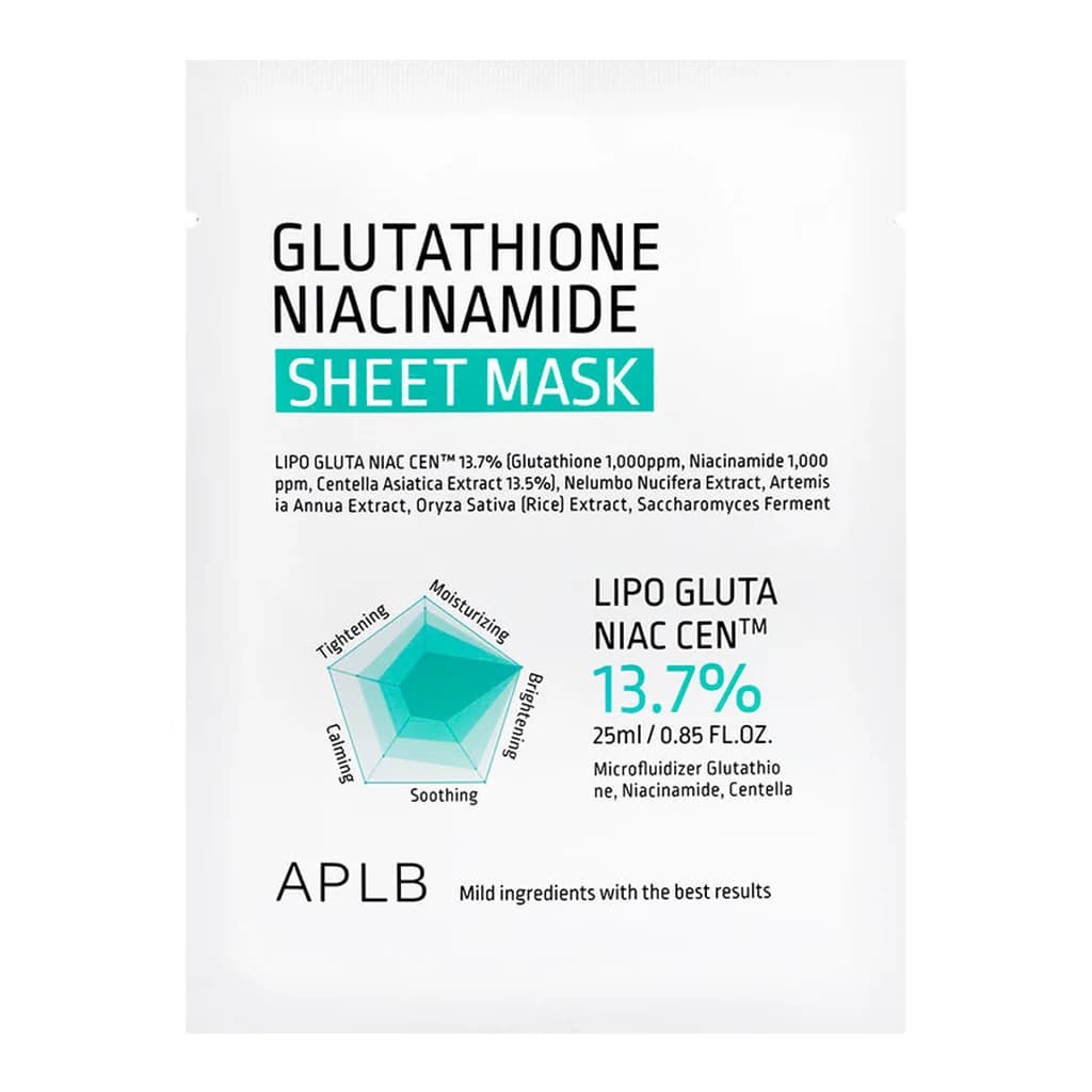 APLB Glutathione Niacinamide Sheet Mask