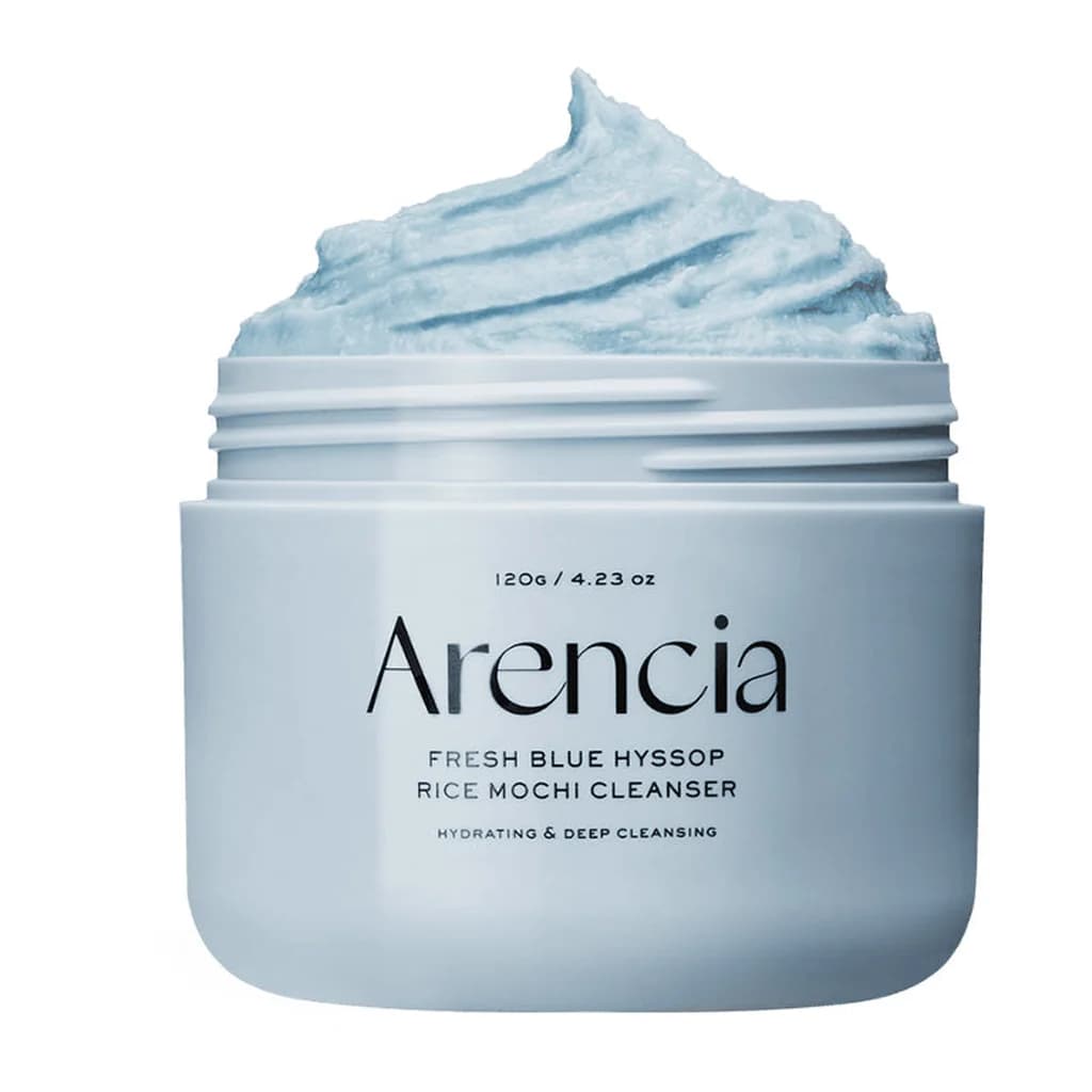 Arencia Fresh Blue Hyssop Rice Mochi Cleanser