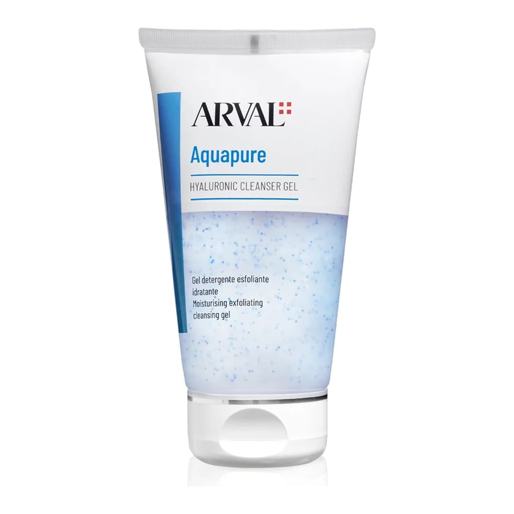 Arval Aquapure Hyaluronic cleanser gel light exfoliating gel for perfect skin cleansing