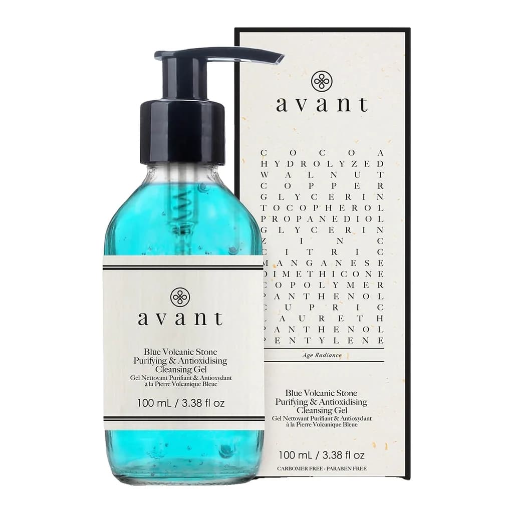 Avant Skincare Blue Volcanic Stone Purifying and Antioxydising Cleansing Gel