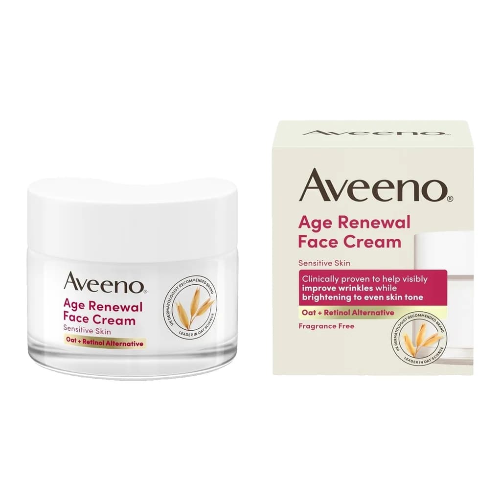 Aveeno Face Age Renewal Cream Retinol Alternative