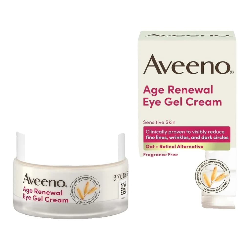 Aveeno Face Age Renewal Eye Gel Cream Retinol Alternative