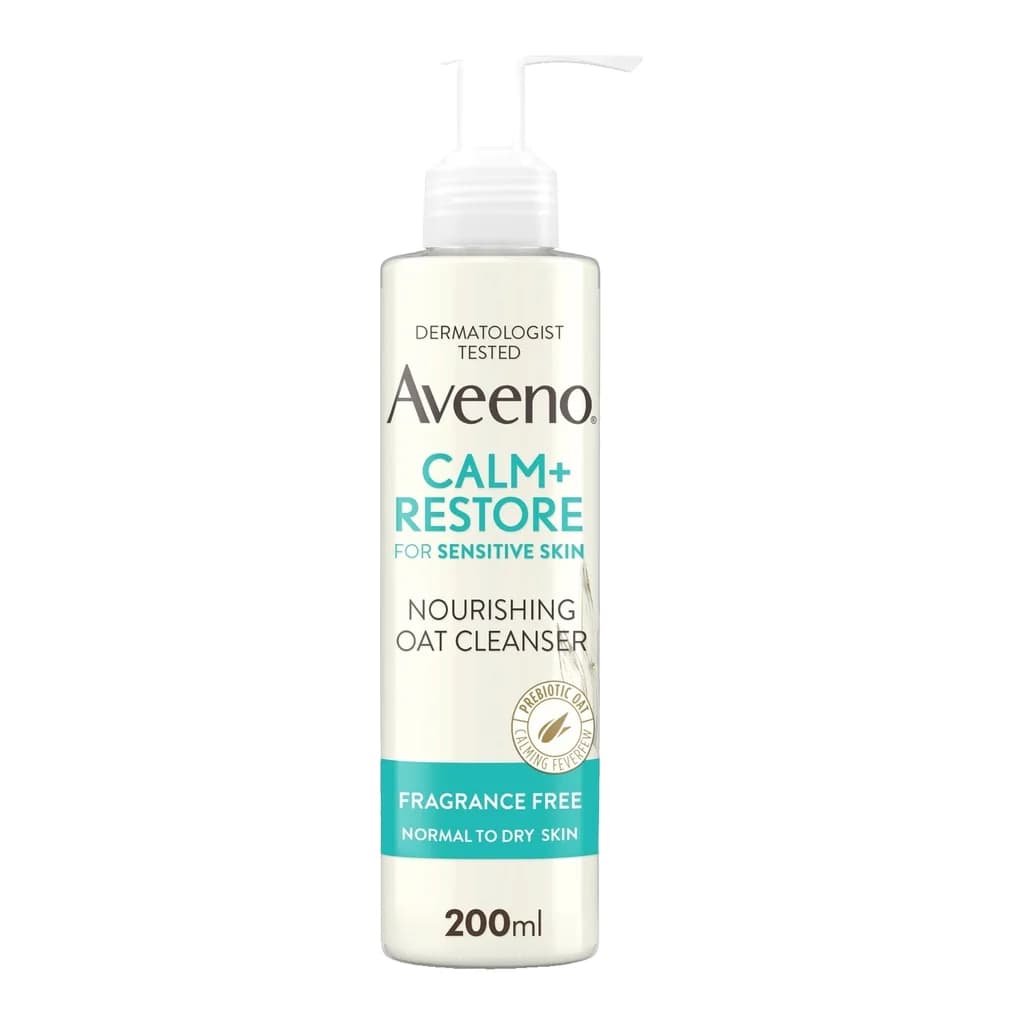 Aveeno Face Calm and Restore Nourishing Oat Cleanser