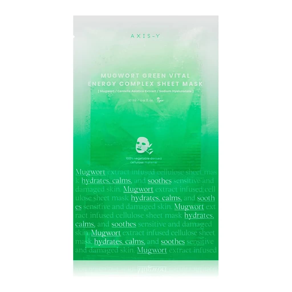 AXIS-Y Mugwort Green Vital Energy Complex Sheet Mask