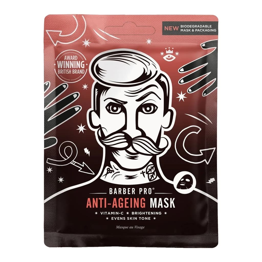 BARBER PRO Anti-Ageing Vitamin C Sheet Mask