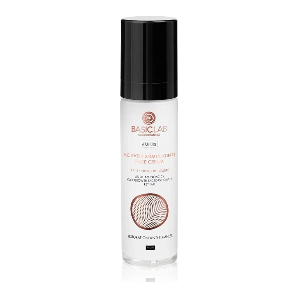 BasicLab Dermocosmetics Aminis regenerating night cream with amino acids