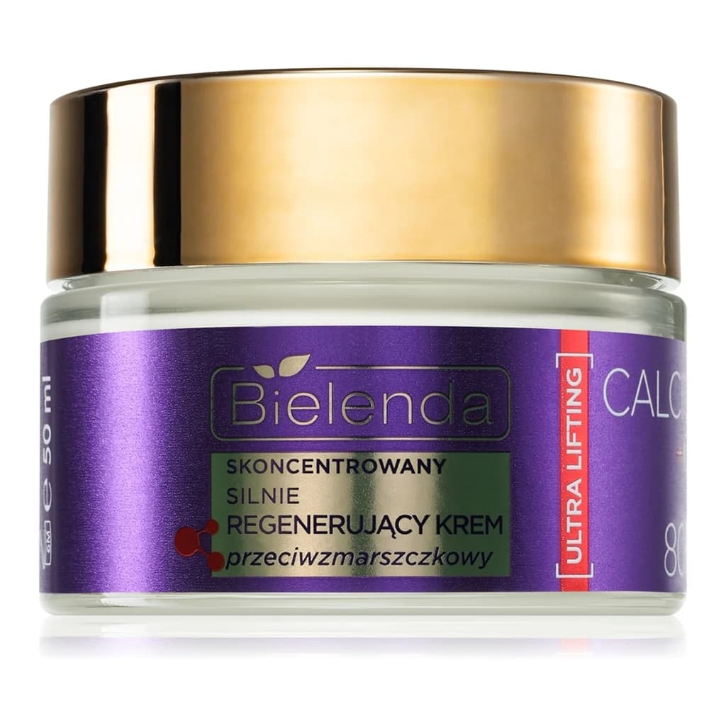 Bielenda Calcium + Q10 Concentrated, strongly regenerating anti-wrinkle cream for day 80+