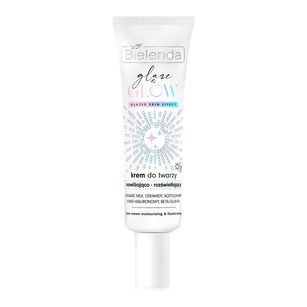 Bielenda GLAZE & GLOW hydrating and illuminating face cream for dry skin
