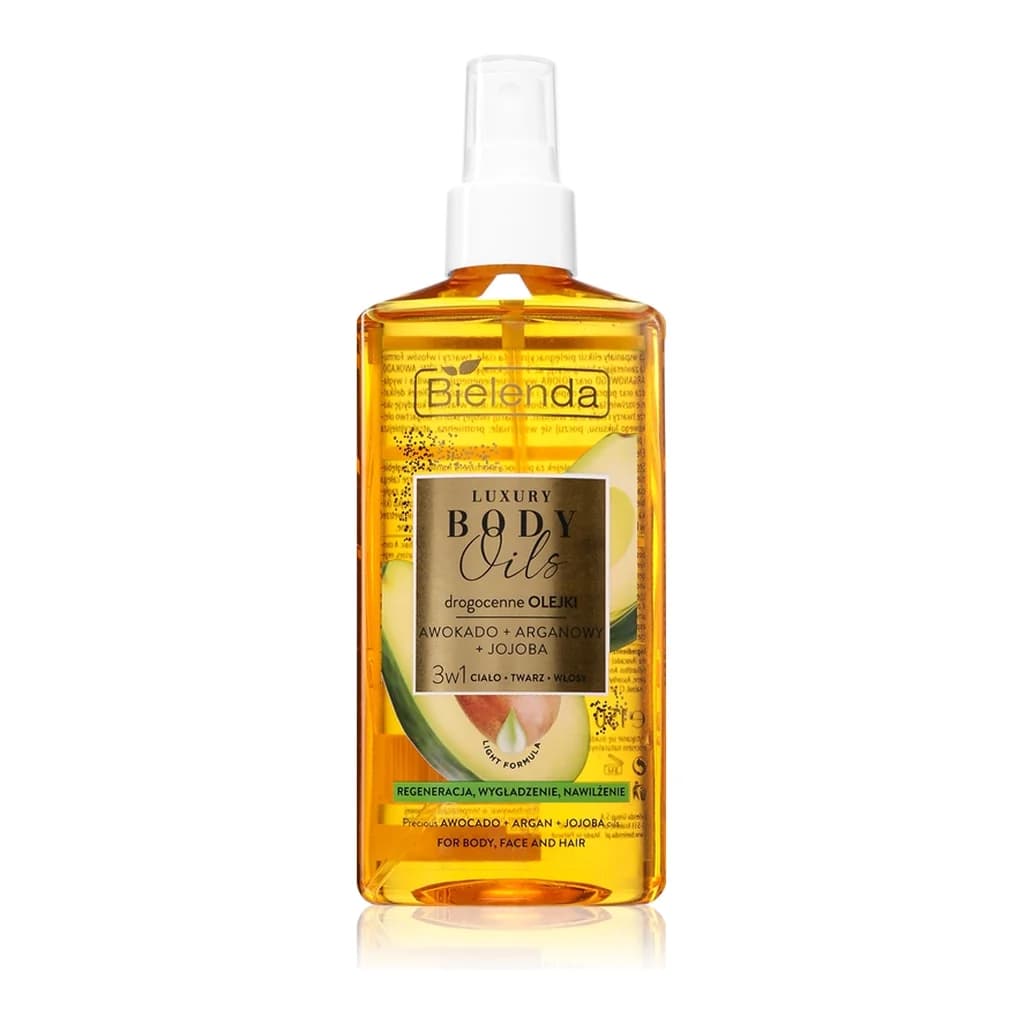 Bielenda Luxury Body Oils Avocado + Argan + Jojoba oil for face, body and hair