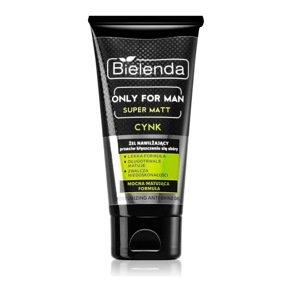 Bielenda Only for Men Super Mat moisturising gel for shiny skin and enlarged pores