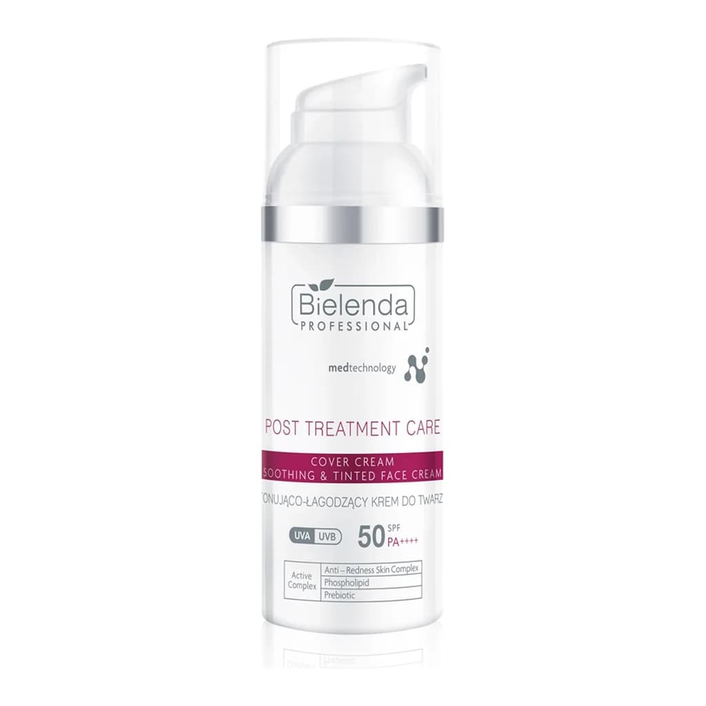 Bielenda Post Treatment Care Soothing & Tinted Face Cream