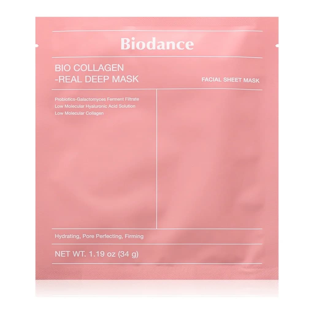 Biodance Bio-Collagen Real Deep Mask intensive hydrogel mask for hydration and pore minimising