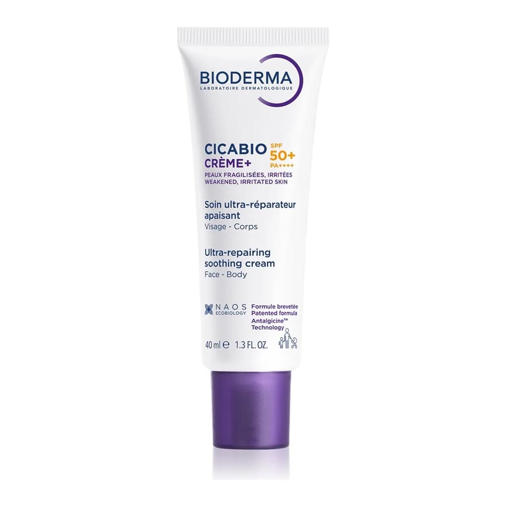 Bioderma Cicabio Créme+ face cream SPF50+