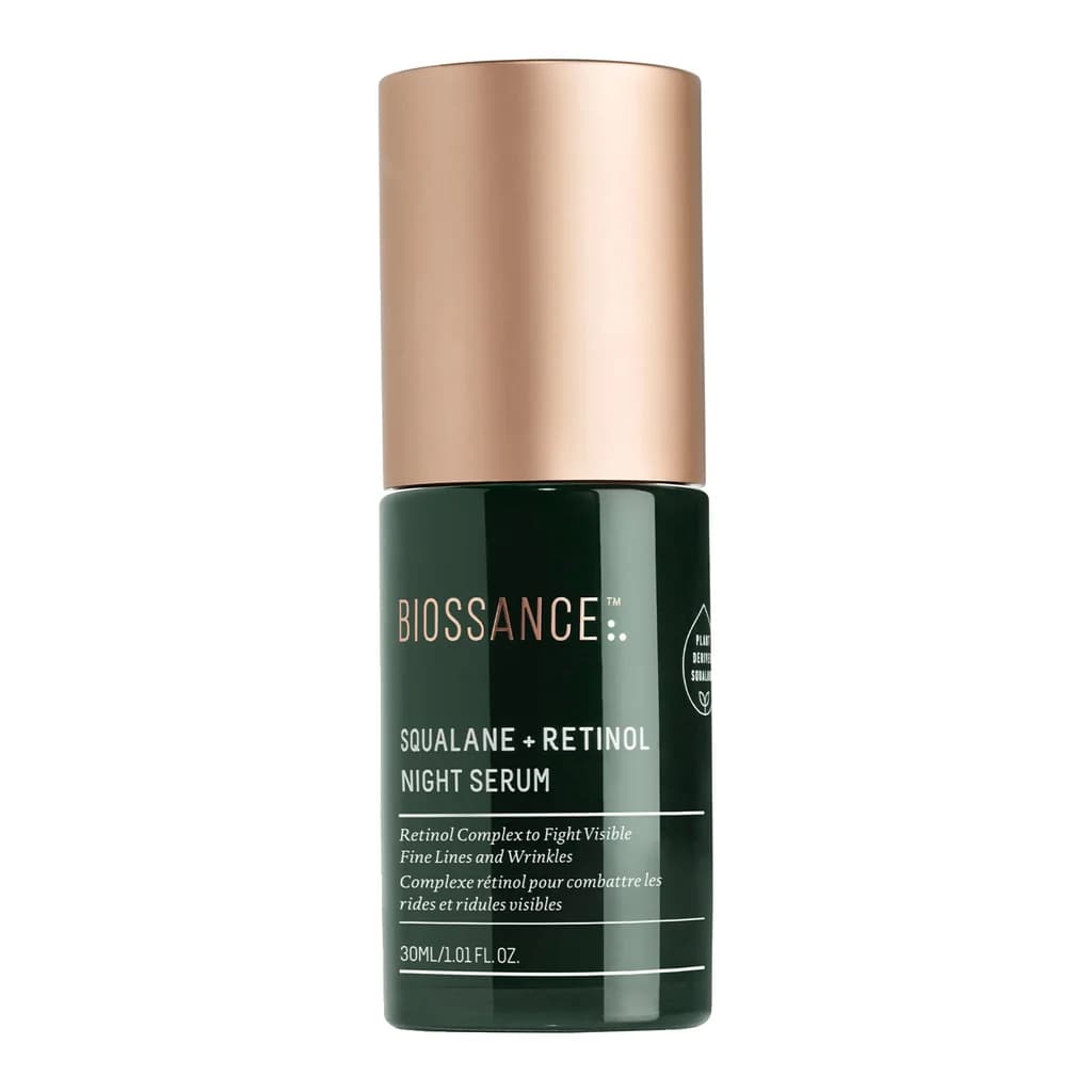 Biossance Squalane and Retinol Night Serum