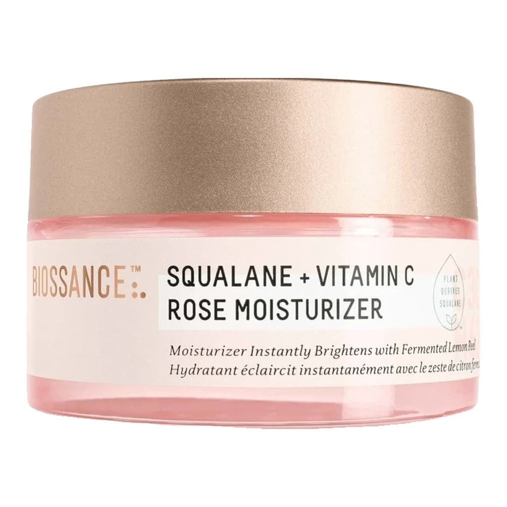 Biossance Squalane and Vitamin C Rose Moisturiser