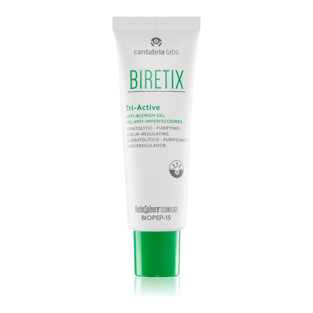 Biretix Treat Tri Active Gel topical acne gel to regulate sebum