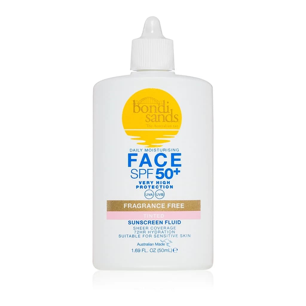 Bondi Sands Fragrance Free Tinted Face Fluid SPF50+