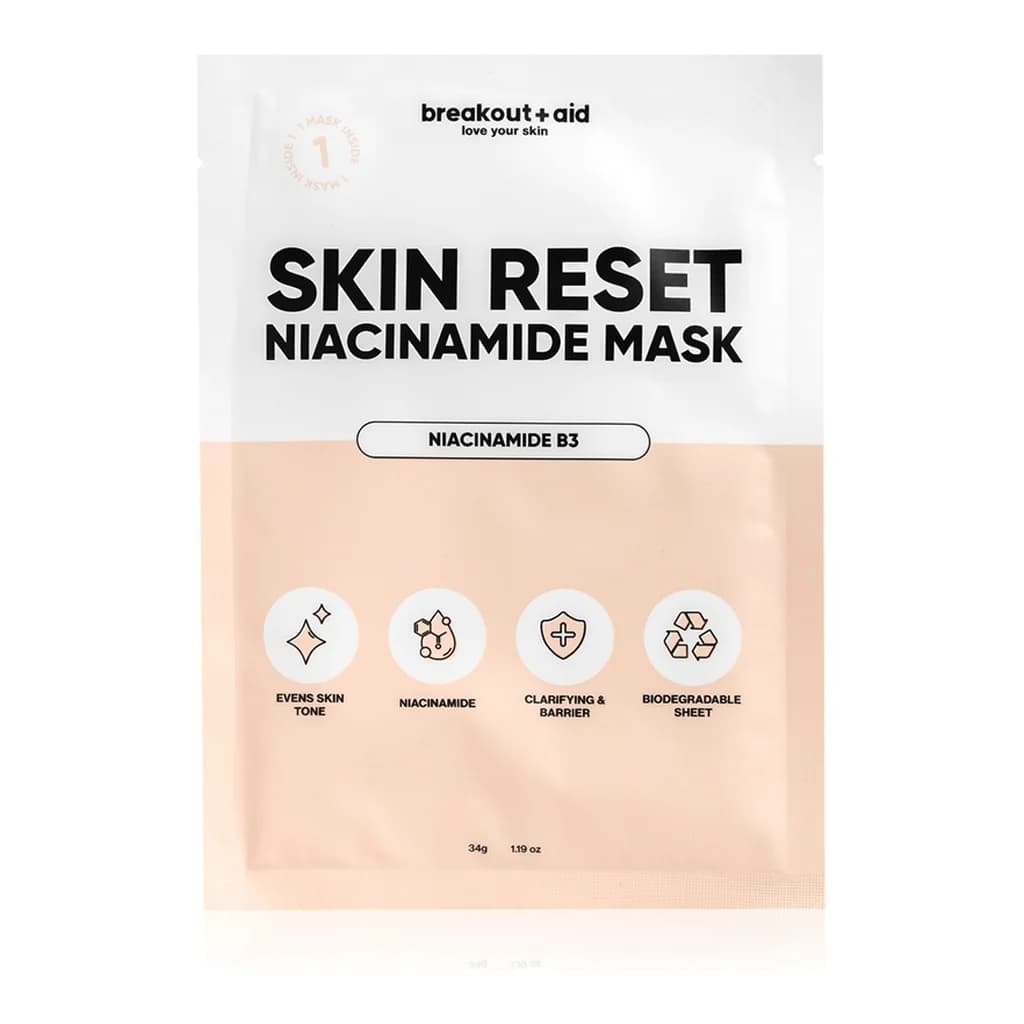 breakout + aid Skin Reset Niacinamide Mask