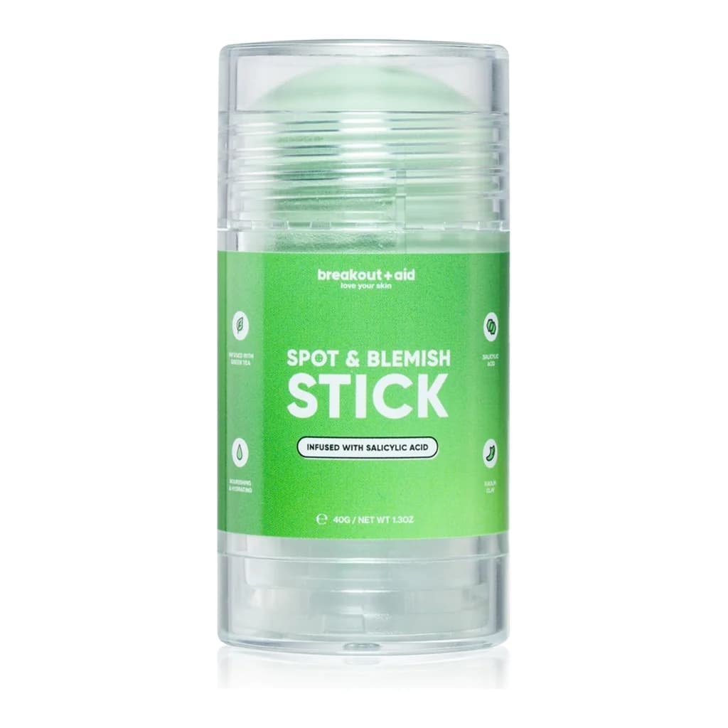 breakout + aid Spot & Blemish Stick clay face mask for problem skin