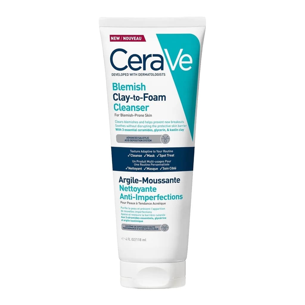 CeraVe Blemish Clay To Foam Cleanser