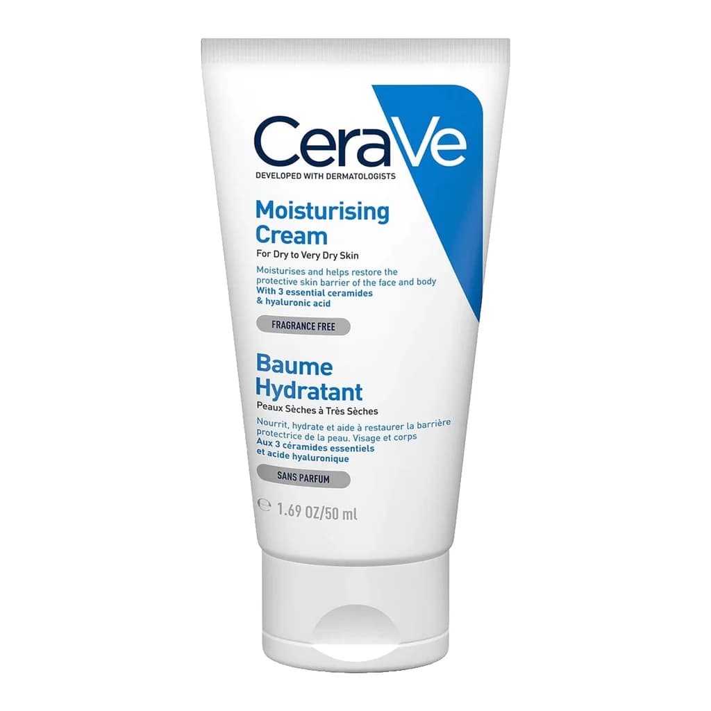 CeraVe Moisturising Cream Tube with Ceramides for Dry to Very Dry Skin