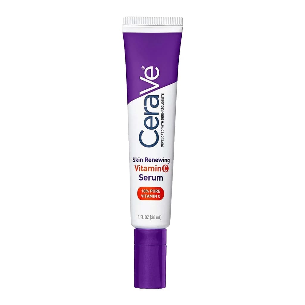 CeraVe Skin Renewing 10% Pure Vitamin C Serum with Ceramides for Brighter & Smoother Skin