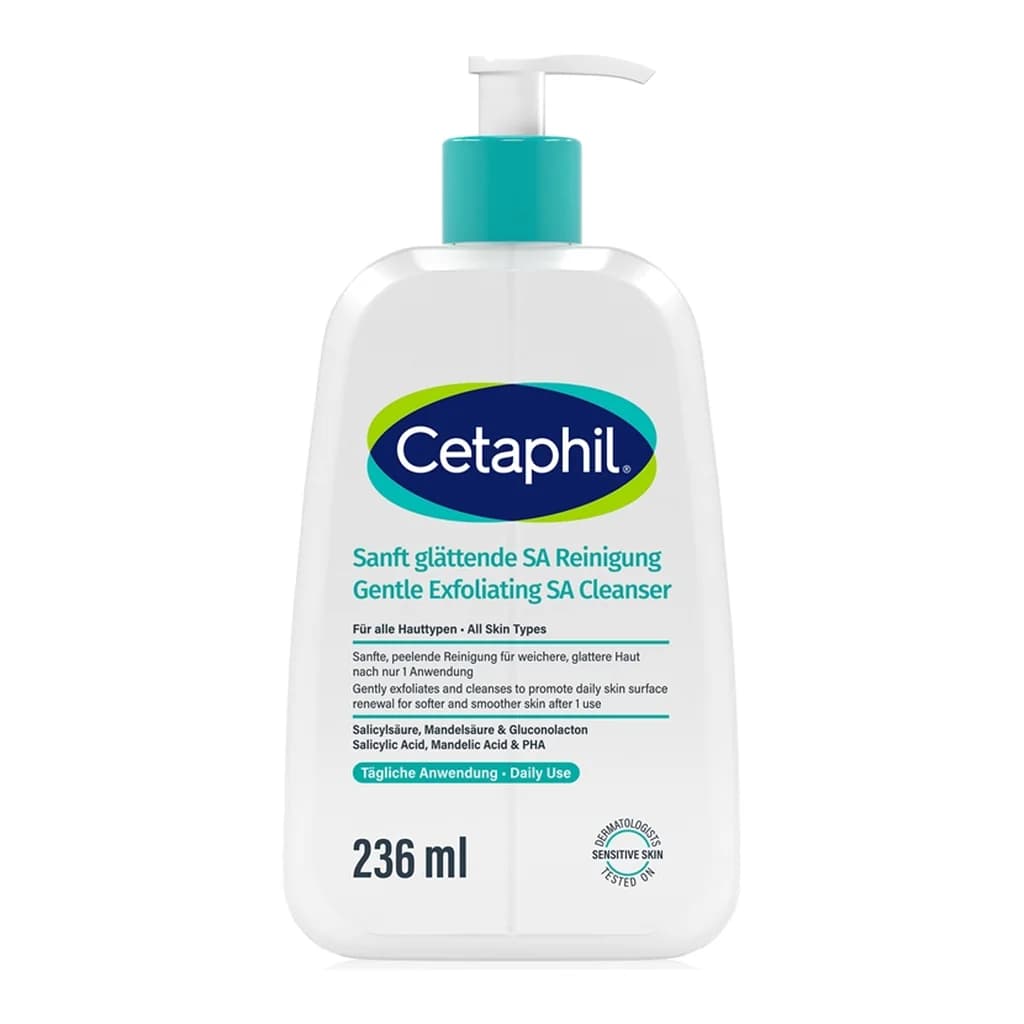 Cetaphil Gentle Exfoliating SA Cleanser light exfoliating gel for all skin types