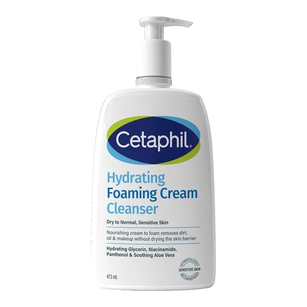 Cetaphil Hydrating Foaming Cream Cleanser Wash