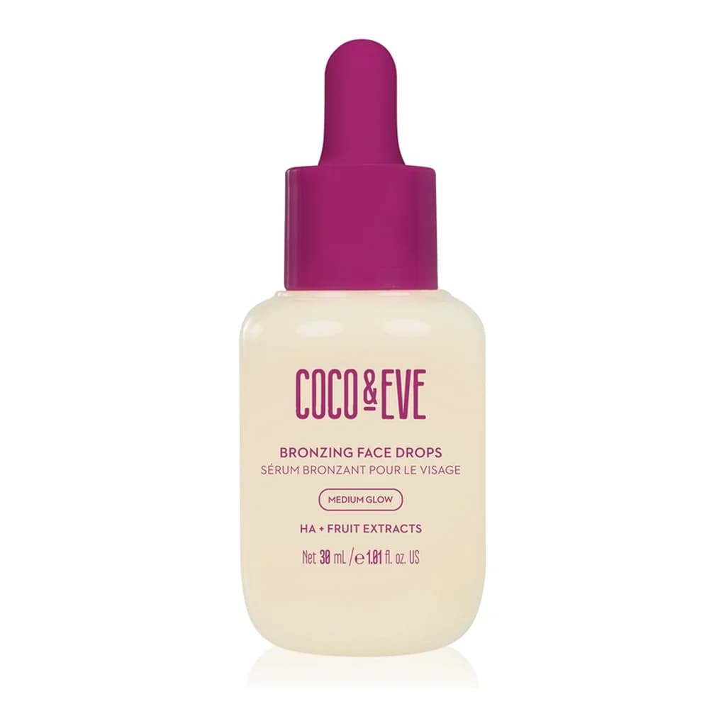 Coco & Eve Sunny Honey Bronzing Face Drops self-tanning drops for the face