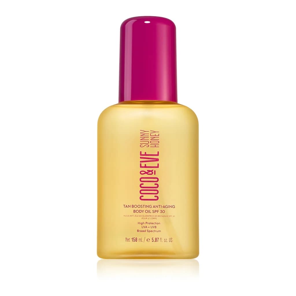 Coco & Eve Sunny Honey Tan Boosting Anti-Aging Body Oil SPF30