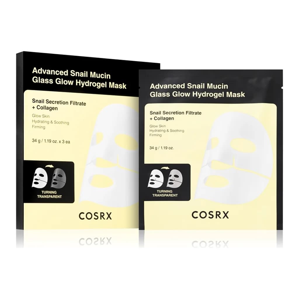COSRX Advanced Snail Mucin Glass Glow Hydrogel Mask
