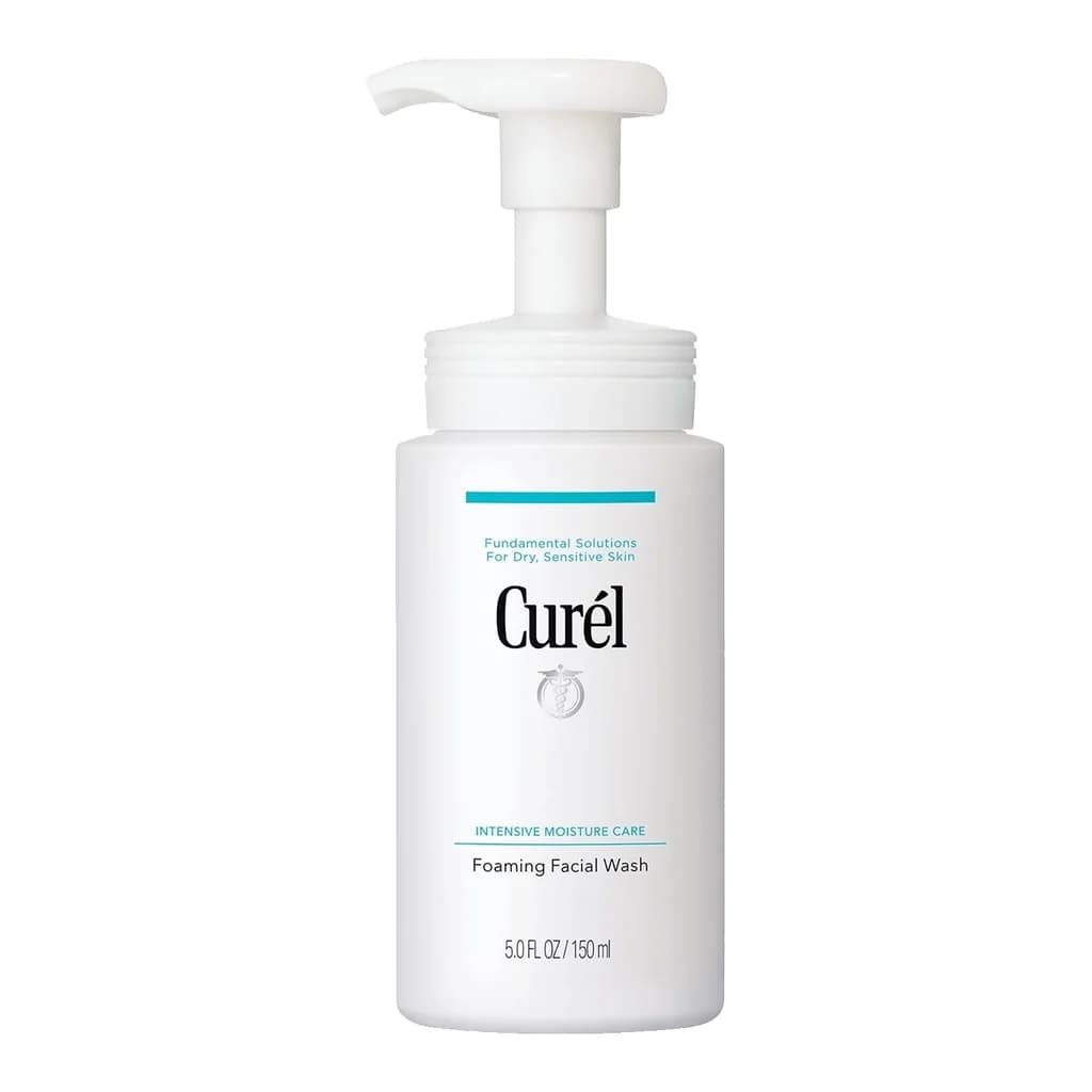 Curél Foaming Facial Wash for Dry, Sensitive Skin